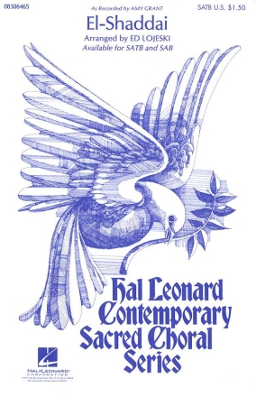 John Thompson_Michael Card, El-Shaddai SATB Chorpartitur