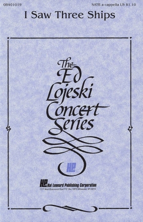 I Saw Three Ships SATB a Cappella Chorpartitur