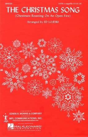 Mel Torme, The Christmas Song SATB a Cappella Chorpartitur