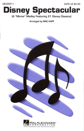 Disney Spectacular Medley SATB Chorpartitur