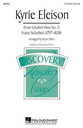 Franz Schubert, Kyrie Eleison 3-Part Choir Chorpartitur