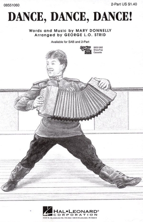 Mary Donnelly, Dance, Dance, Dance! 2-Part Choir Chorpartitur