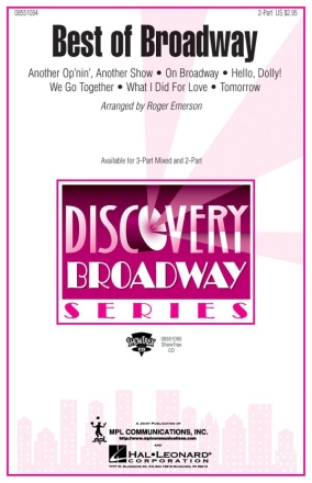 Best of Broadway (Medley) SA and Piano Chorpartitur