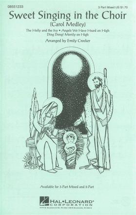 Sweet Singing In The Choir (Carol Medley) SAB and Piano Chorpartitur