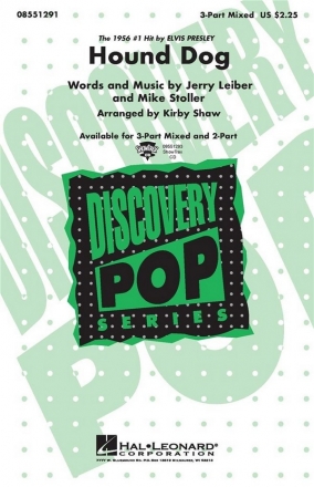 Jerry Leiber_Mike Stoller, Hound Dog SAB + accompaniment Chorpartitur