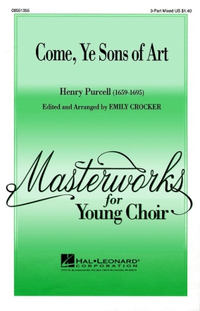 Henry Purcell, Come, Ye Sons of Art 3-Part Choir Chorpartitur