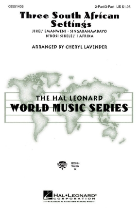 Three South African Settings (Collection) 3-Part Choir Chorpartitur