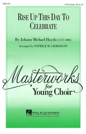 Johann Michael Haydn, Rise Up This Day to Celebrate 3-Part Choir Chorpartitur