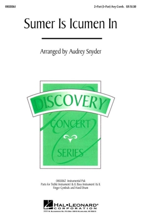 Sumer Is Icumen In 2-Part Choir Chorpartitur