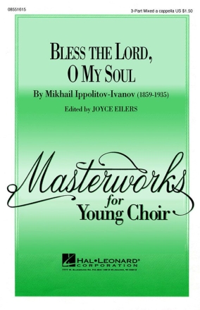 Bless the Lord, O My Soul TTBB Chorpartitur