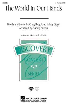 Craig Biegel_Jeffrey Biegel, The World in Our Hands 2-Part Choir Chorpartitur