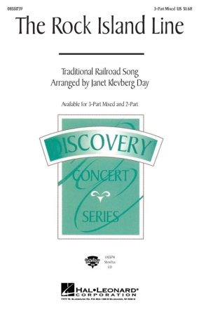 The Rock Island Line 3-Part Choir Chorpartitur