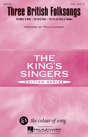 Three British Folksongs SA Chorpartitur
