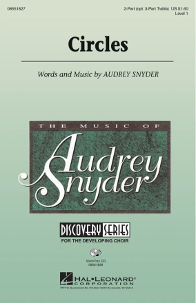 Audrey Snyder, Circles 2- or 3-Part Choir and Piano Chorpartitur