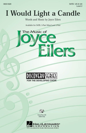 Joyce Eilers, I Would Light A Candle (SATB) SATB and Piano Chorpartitur