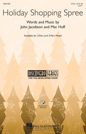 John Jacobson, Holiday Shopping Spree 2-Part Choir Chorpartitur