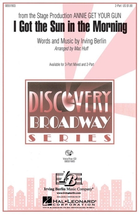 Irving Berlin, I Got the Sun in the Morning 2-Part Choir Chorpartitur