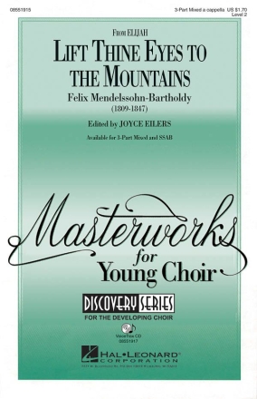 Felix Mendelssohn Bartholdy, Lift Thine Eyes to the Mountains 3-Part Choir Chorpartitur