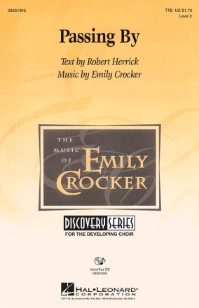 Emily Crocker, Passing By TTB Chorpartitur