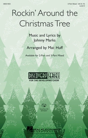 Johnny Marks, Rockin' Around the Christmas Tree 3-Part Choir Chorpartitur