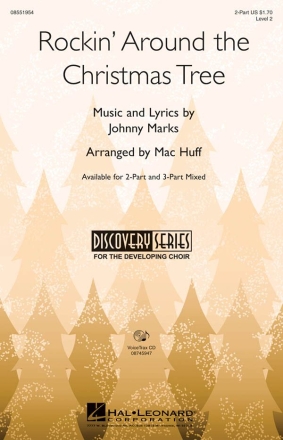 Johnny Marks, Rockin' Around the Christmas Tree 2-Part Choir Chorpartitur