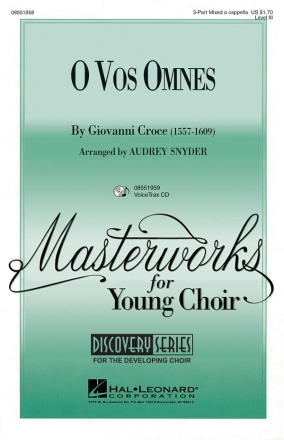 Giovanni Croce, O vos Omnes 3-Part Choir Chorpartitur