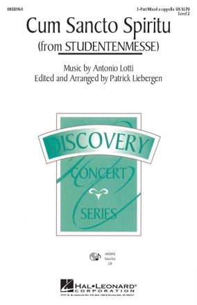 Antonio Lotti, Cum Sancto Spiritu 3-Part Choir Chorpartitur