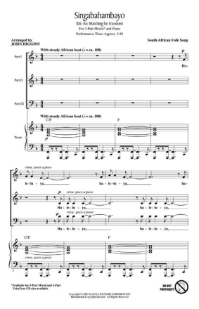 Singabahambayo Chor CD