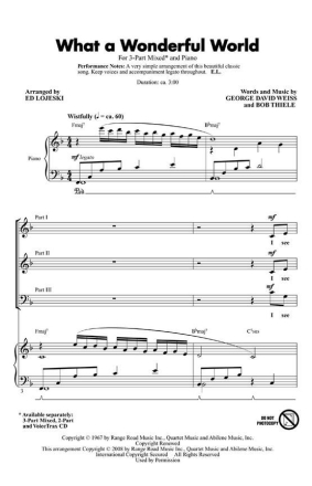 What a Wonderful World Chor CD