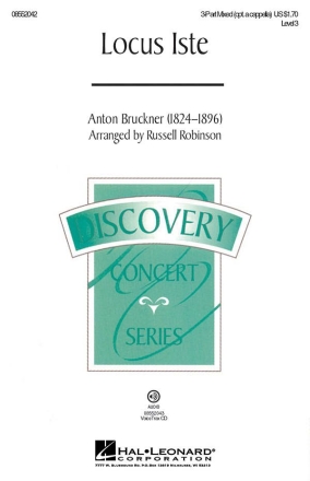 Anton Bruckner, Locus Iste 3-Part Choir Chorpartitur
