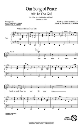 George L.O. Strid_Mary Donnelly, Our Song of Peace Chor CD
