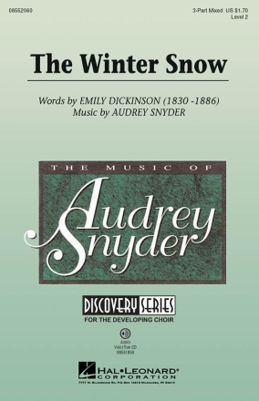 Audrey Snyder, The Winter Snow 3-Part Choir Chorpartitur