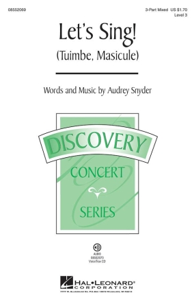 Audrey Snyder, Let's Sing 3-Part Choir Chorpartitur