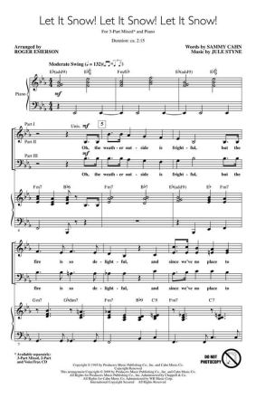 Jule Styne, Let It Snow! Let It Snow! Let It Snow! Chor CD