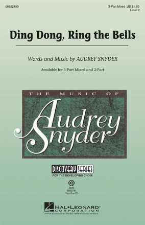 Audrey Snyder, Ding Dong, Ring the Bells 3-Part Choir Chorpartitur