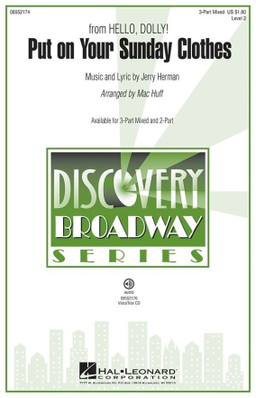 Jerry Herman, Put on Your Sunday Clothes 3-Part Choir Chorpartitur