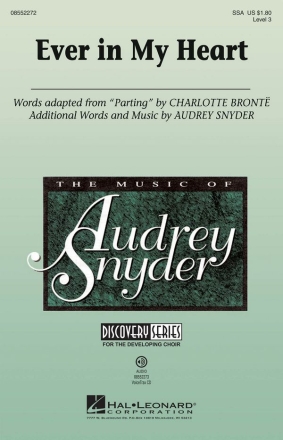 Audrey Snyder, Ever in my Heart SSA and Piano Chorpartitur