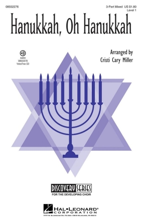 Hanukkah, Oh Hanukkah 3-Part Choir Chorpartitur