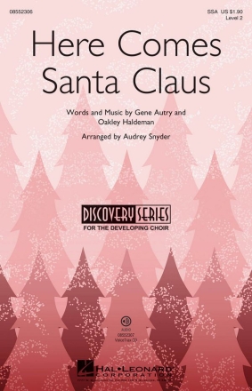 Here Comes Santa Claus for female choir (SSA) and piano choral score