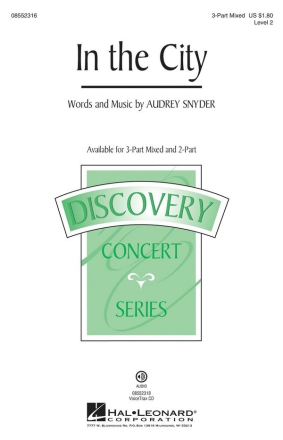 Audrey Snyder, In the City 3-Part Choir Chorpartitur