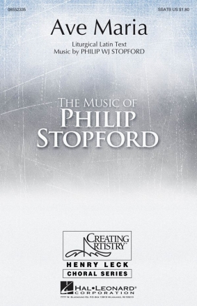 Philip W. J. Stopford, Ave Maria SSATB and Piano Chorpartitur