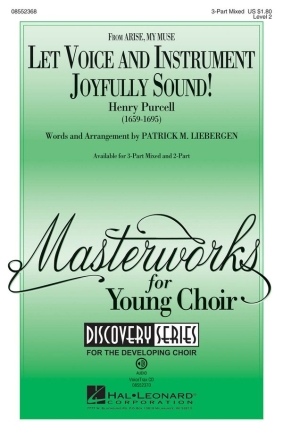 Henry Purcell, Let Voice Joy SAB and Piano Chorpartitur