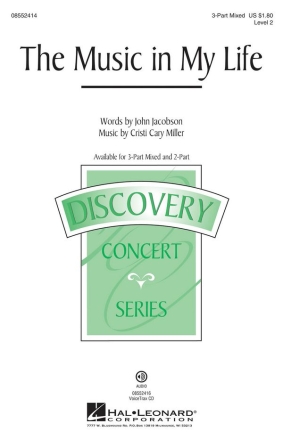 Cristi Cary Miller_John Jacobson, The Music in My Life 3-Part Choir Chorpartitur