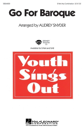 Audrey Snyder, Go for Baroque SA Chorpartitur