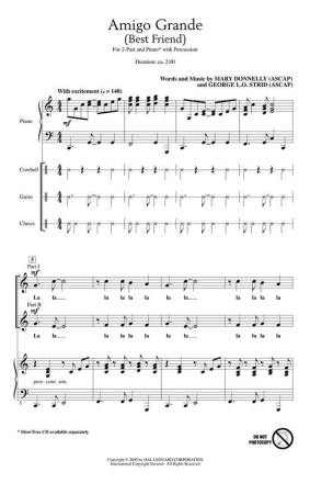 Mary Donnelly, Amigo Grande Chor CD