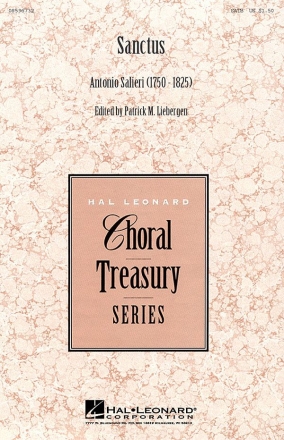 Antonio Salieri, Sanctus from Mass in D SATB Chorpartitur