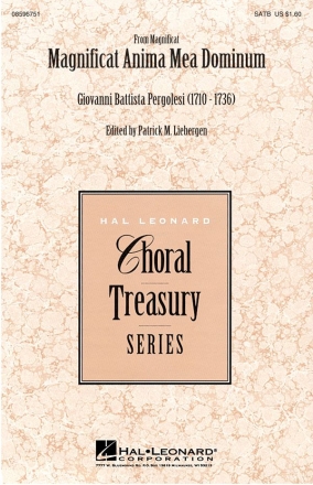 Magnificat Anima Mea Dominum SATB Chorpartitur