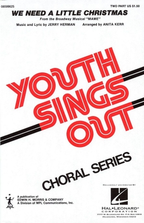 Jerry Herman, We Need a Little Christmas 2-Part Choir Chorpartitur