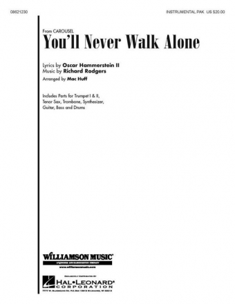 Oscar Hammerstein II_Richard Rodgers, You'll never walk alone INSTRUME Chor Stimmen-Set