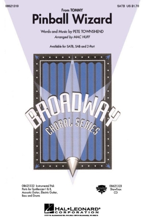 Pete Townshend, Pinball Wizard SATB and Piano Chorpartitur